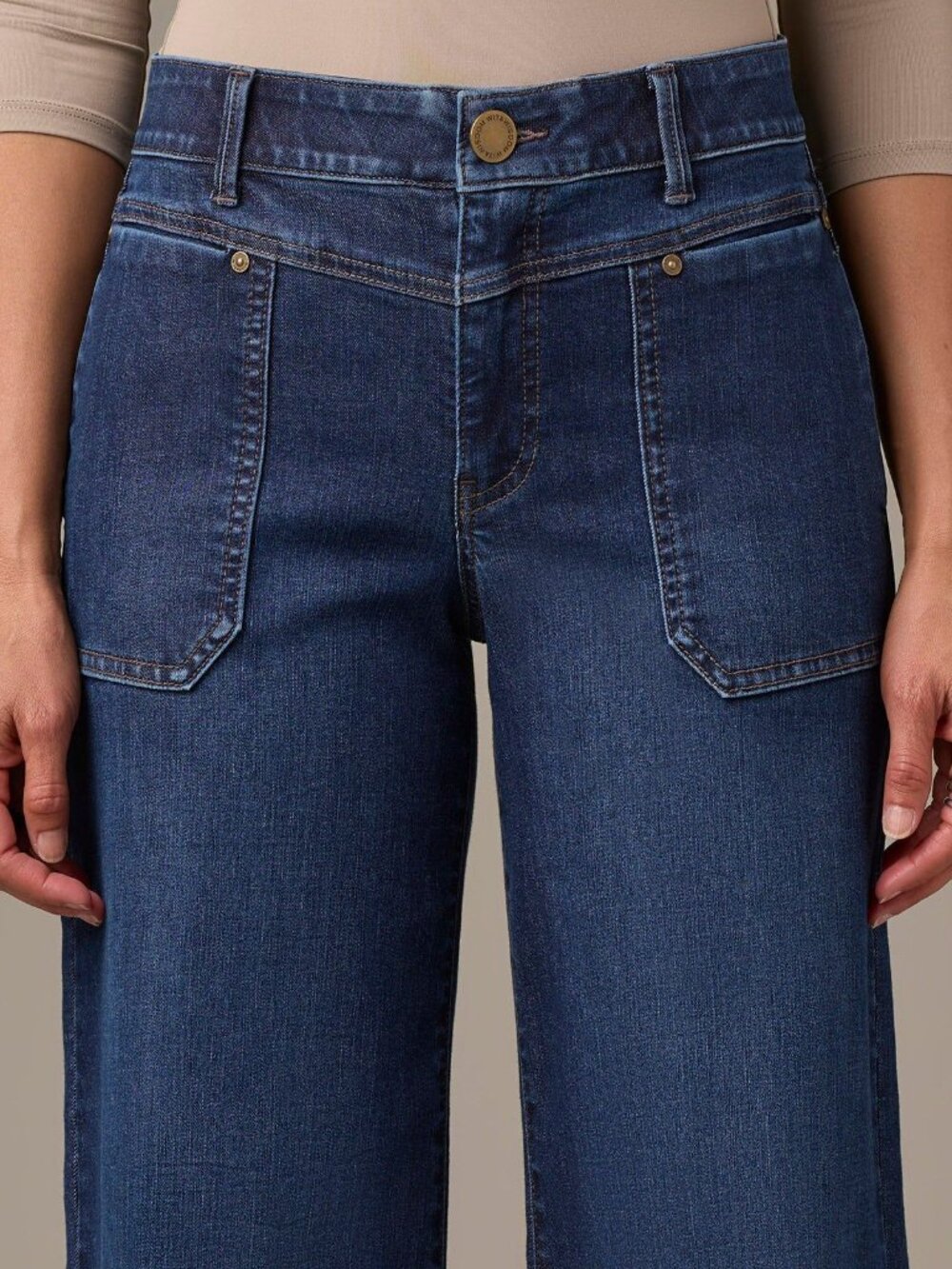 Wit & Wisdom High Rise, Wide Leg Jeans - Size 6P - Picture 2 of 6
